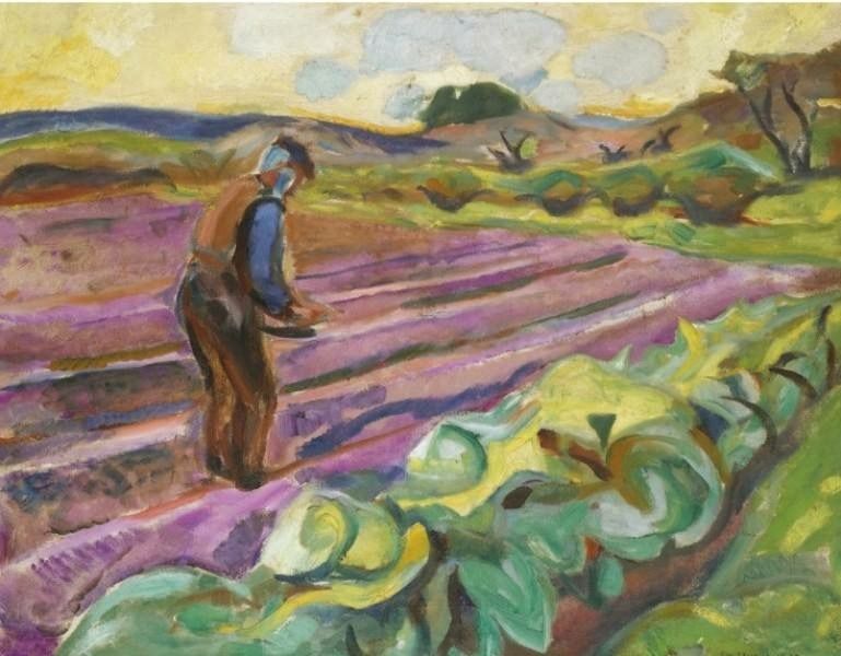 Edvard Munch - The Sower - 1913